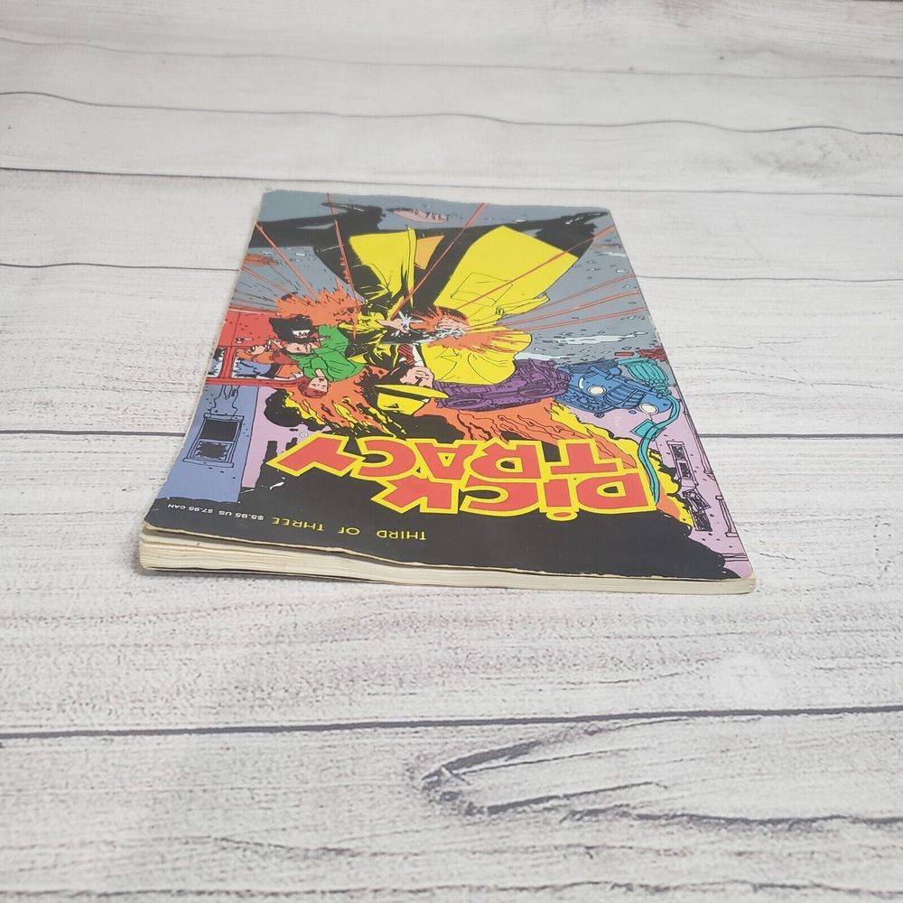 Dick Tracy Comic Book Third of Three 1990 Walt Disney Publications - Picture 5 of 9